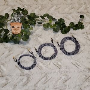 3 pack USB C to USB C charging cords